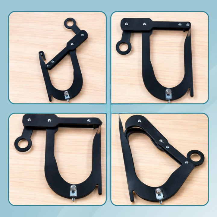 8 cm Rope Clamp in ABS Plastic - Outdoor and Camping Use