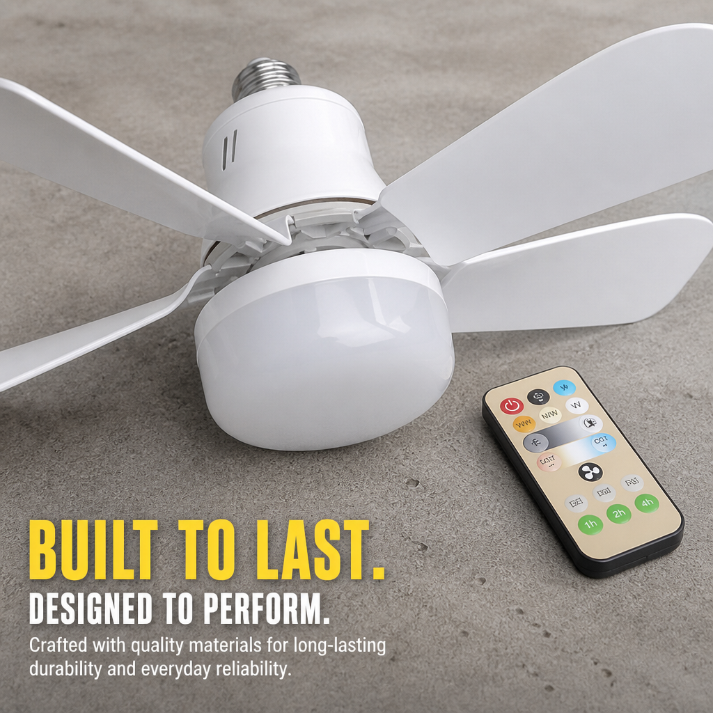 VenturiBreeze™ — Instantly Command Cool Air and Brilliant Light Without the Hassle
