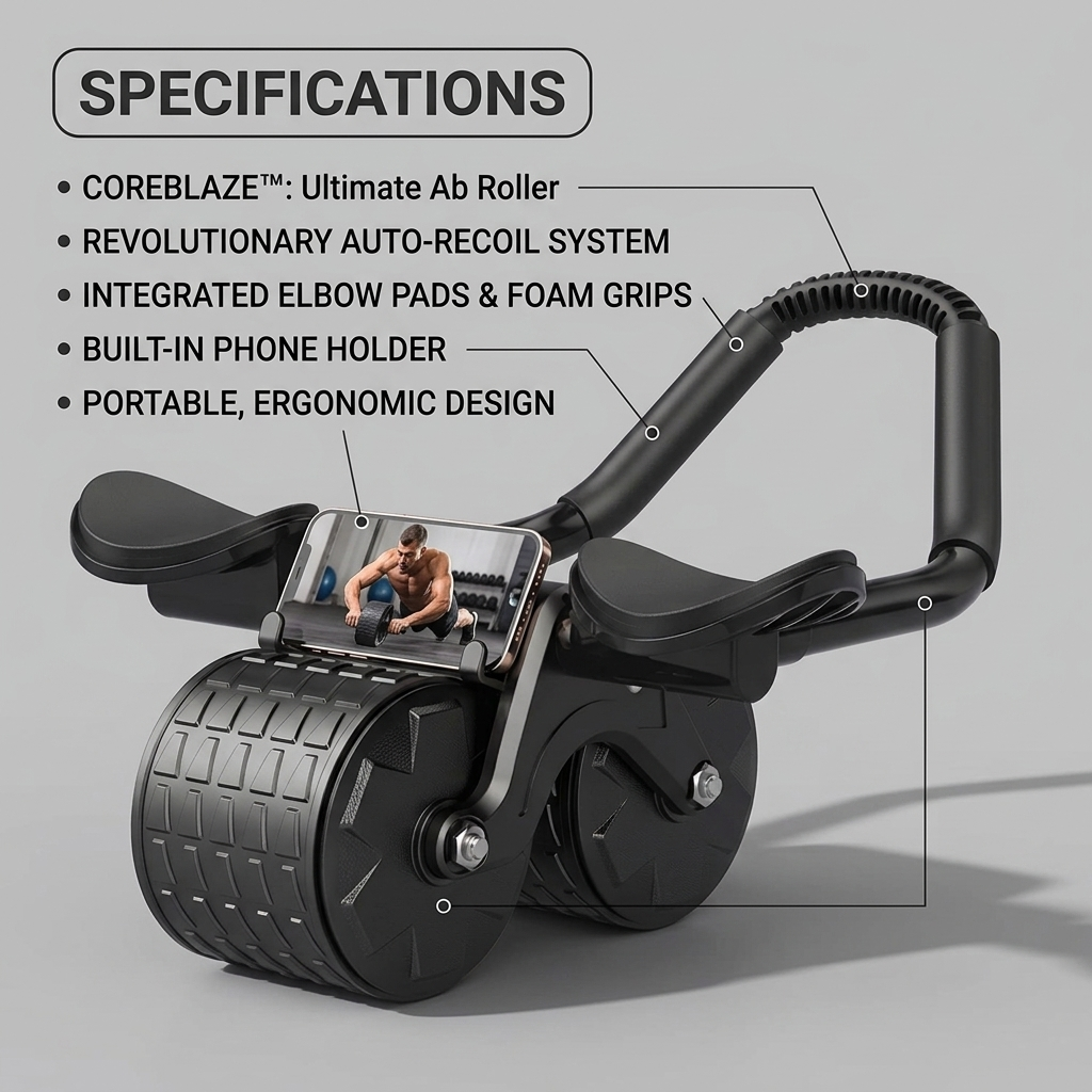 CoreBlaze™ — Ignite Every Core Muscle and Reveal Jaw-Dropping Abs Fast