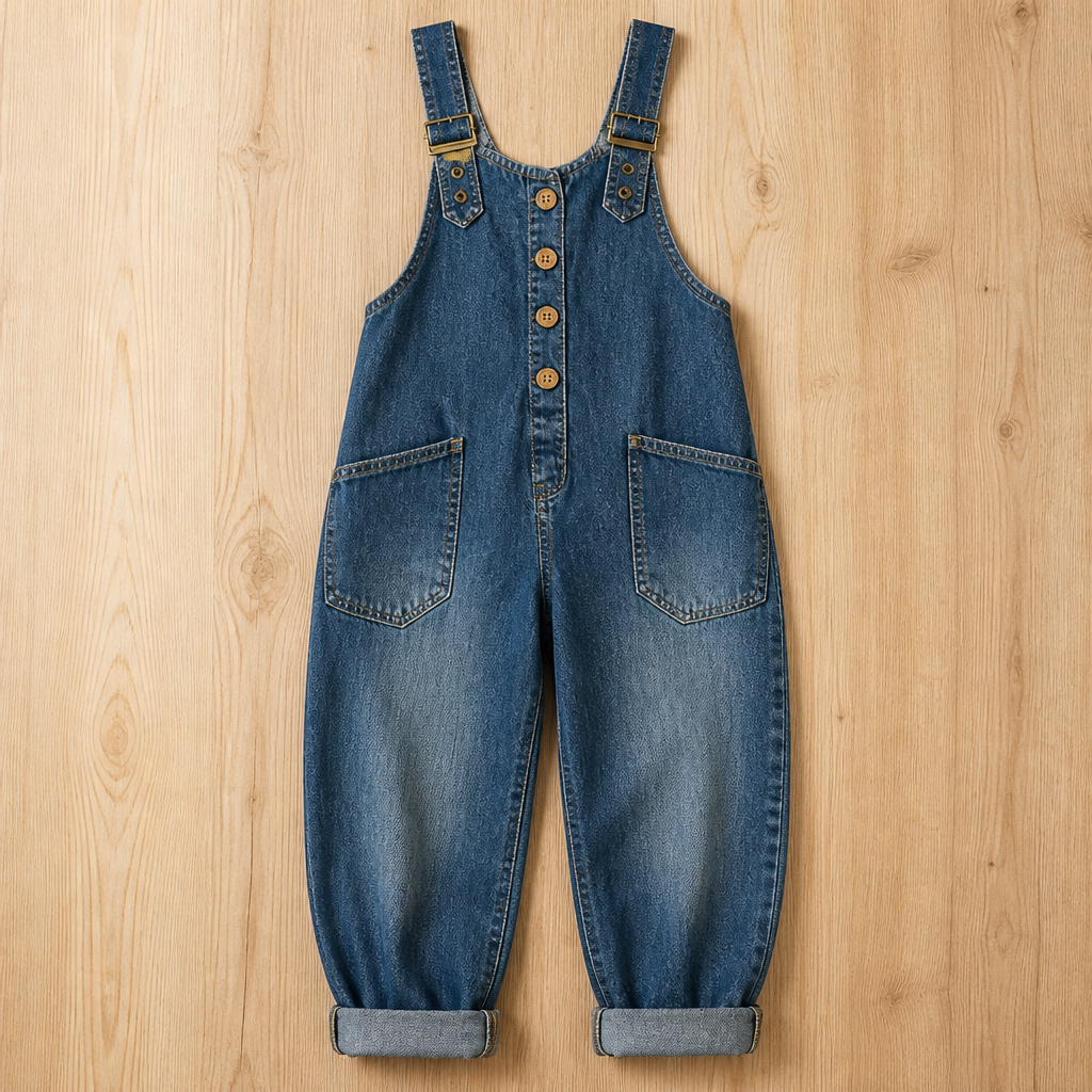 VelaSway™ Casual Denim Jumpsuit — Embrace All-Day Freedom with Flattering, Effortless Style