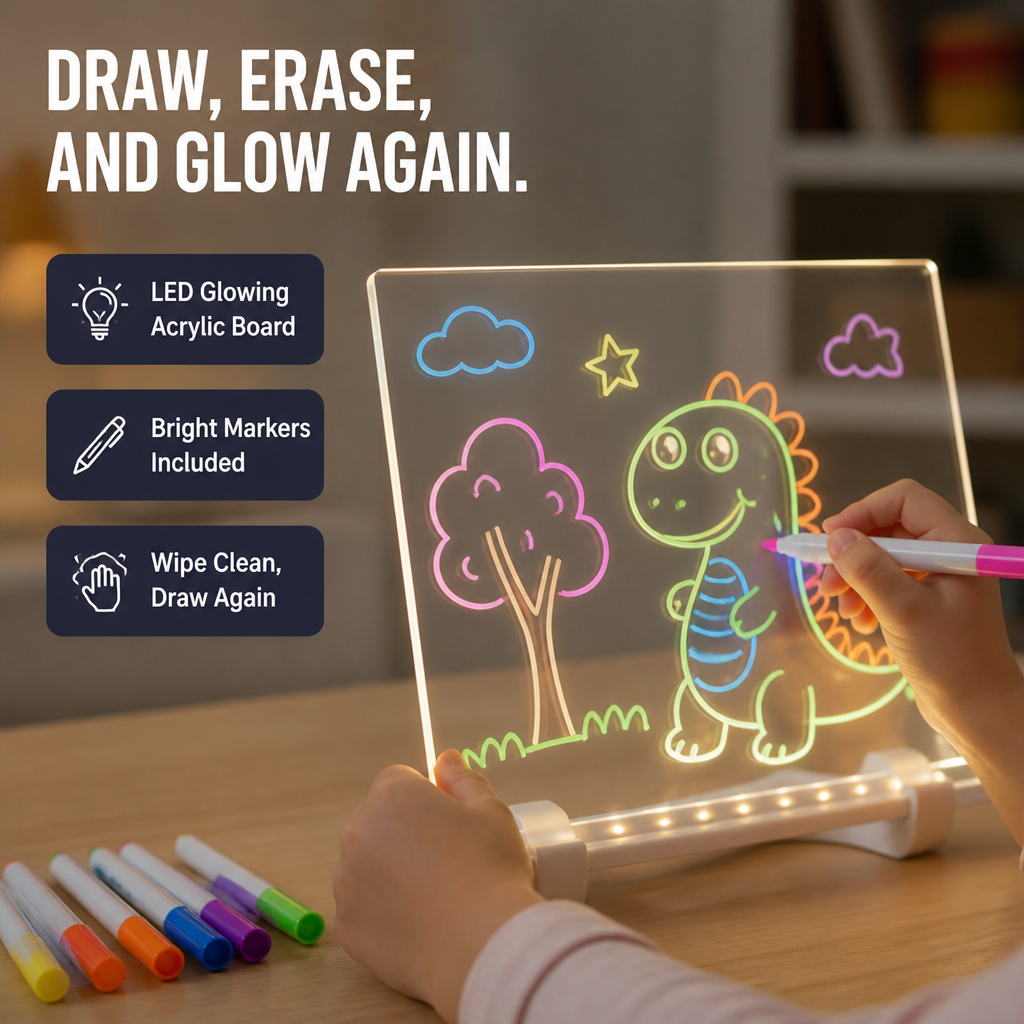 LumoSpark™ — Ignite Endless Creativity and Confidence with Every Glowing Stroke