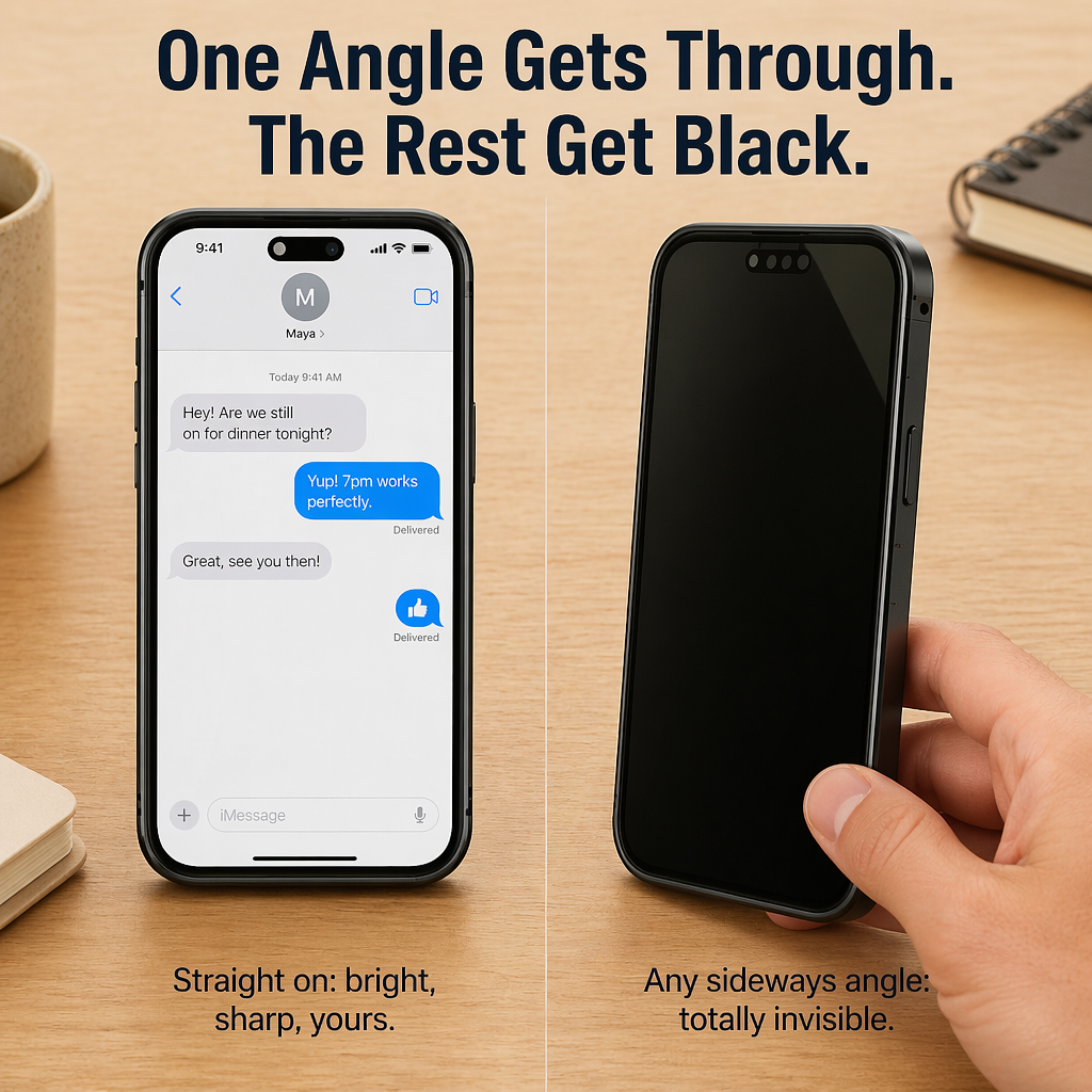 StealthGuard™ Privacy Armor — Block Screen Peepers and Guard Both Sides in Seconds