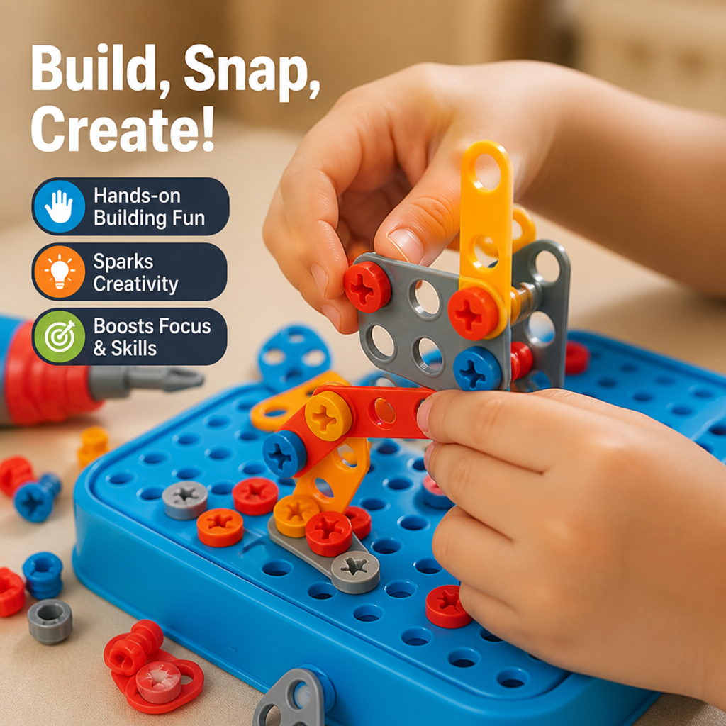 BuildBright™ Dino Kit — Unlock Your Child’s Inner Genius and Confidence with Every Snap