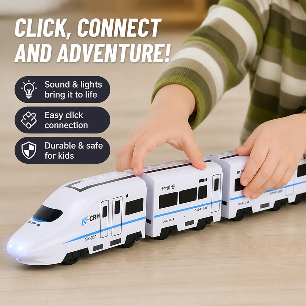 TrainTrek™ — Ignite Your Child’s Imagination with Every Click and Glow