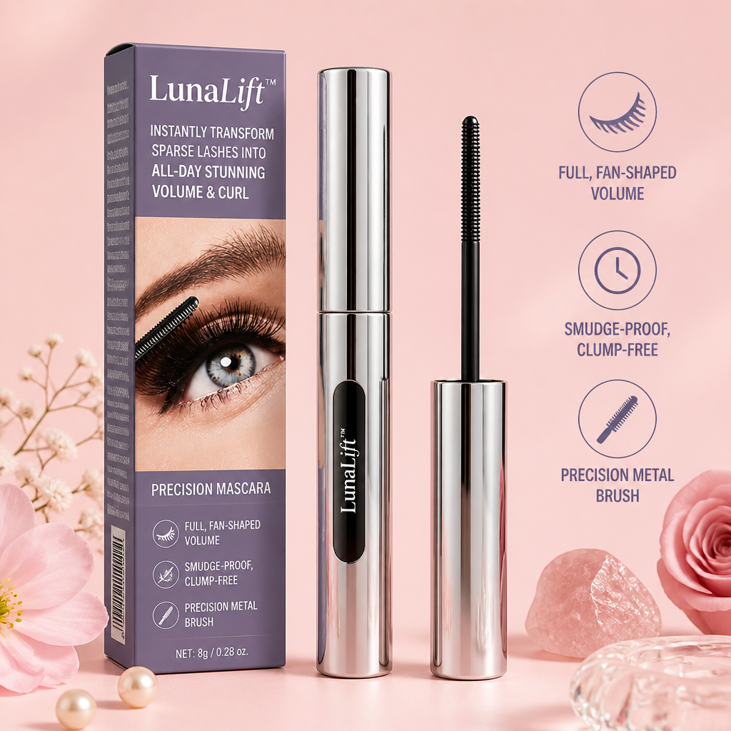 LunaLift™ — Instantly Transform Sparse Lashes into All-Day Stunning Volume and Curl