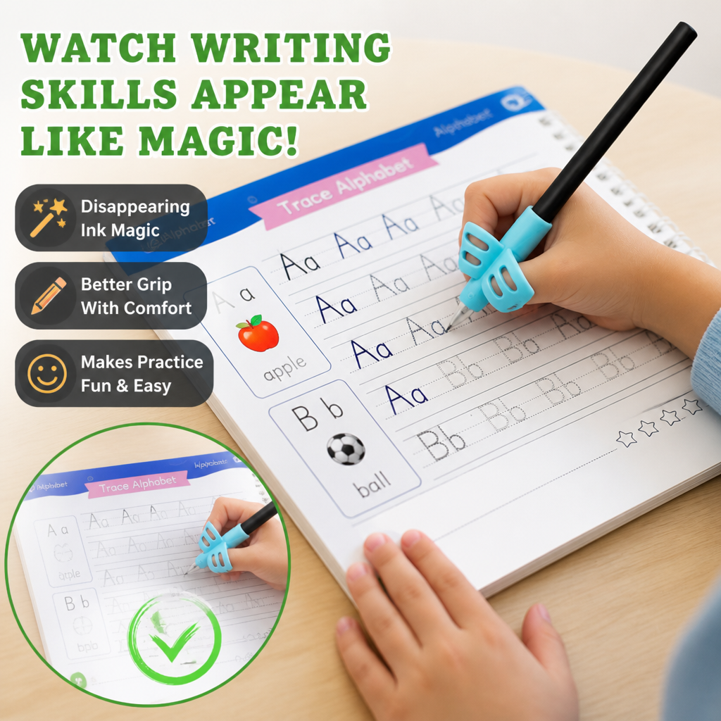 PenCraft Magic™ — Guide Messy Letters Into Neat, Confident Handwriting Kids Practice on Their Own