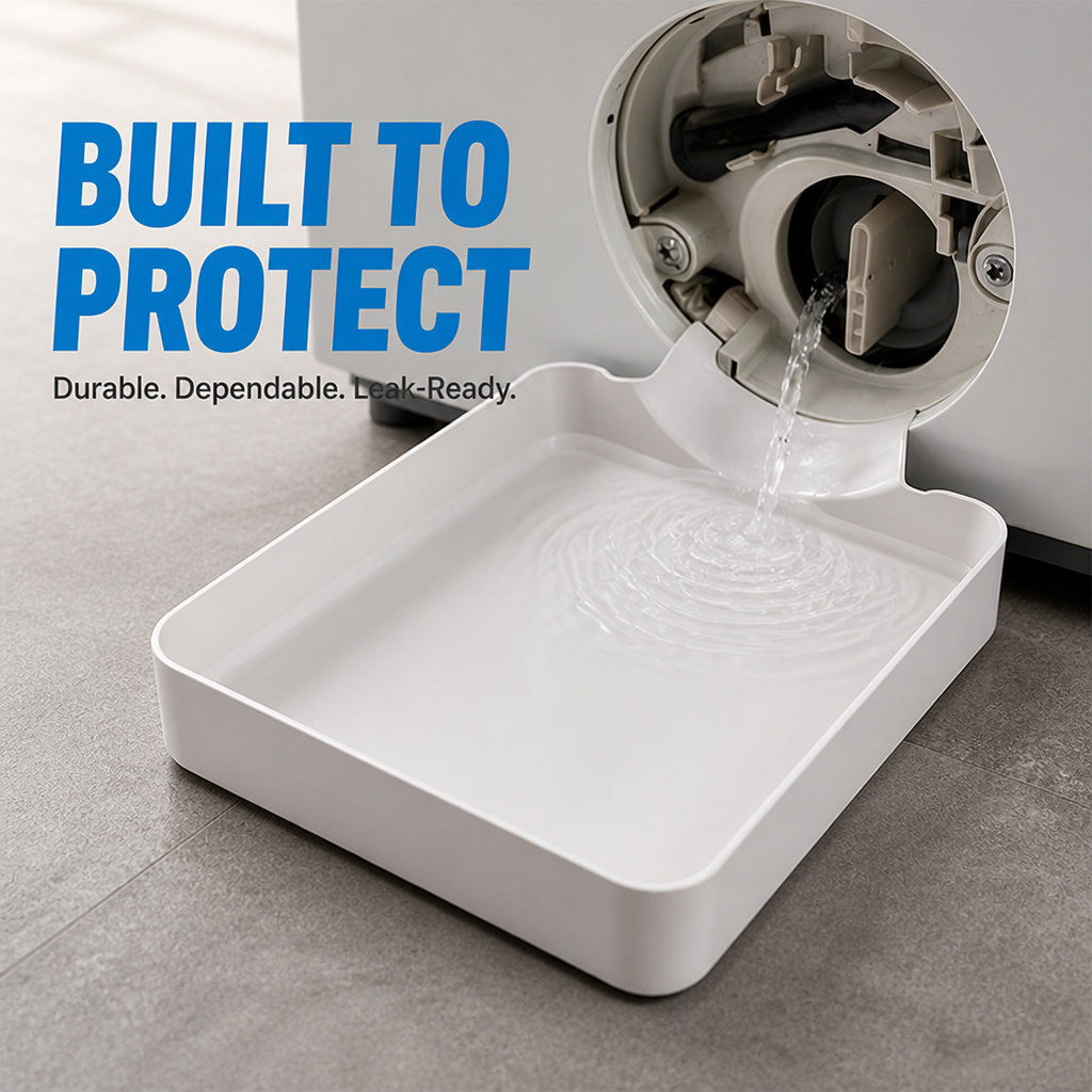 LeakGuard™ Washer Shield — Keep Your Floors Dry and Your Mind Worry-Free Every Laundry Day