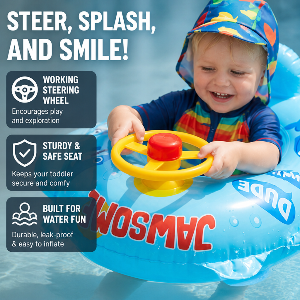 AquaSprout™ — Ignite Your Toddler’s Fearless Splash Adventures with Steady Support and Playful Fun