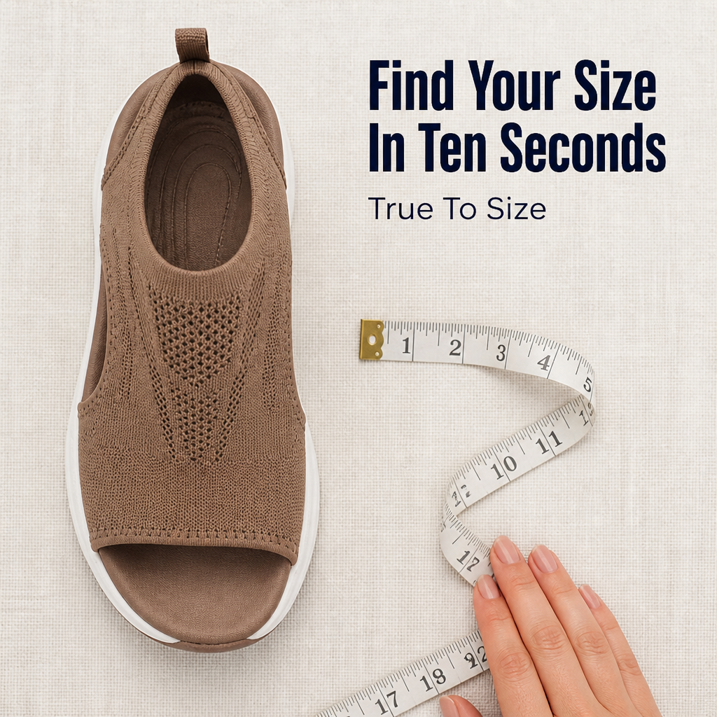 SlingFlexie™ – Breathable Knit Slingback Comfort Sandals with Arch Support