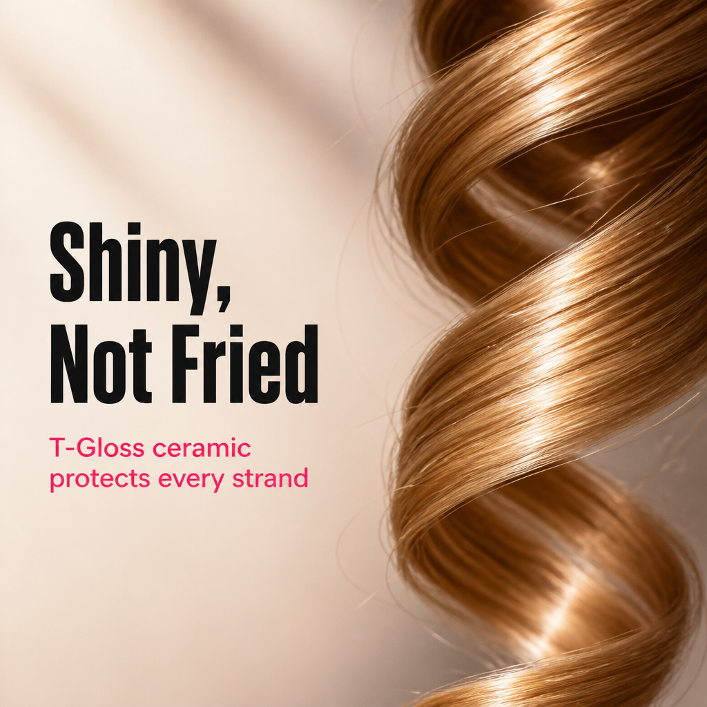 VivantaCurl™ — Wrap, Curl & Release Soft Waves in Seconds Without Tangles or Burns
