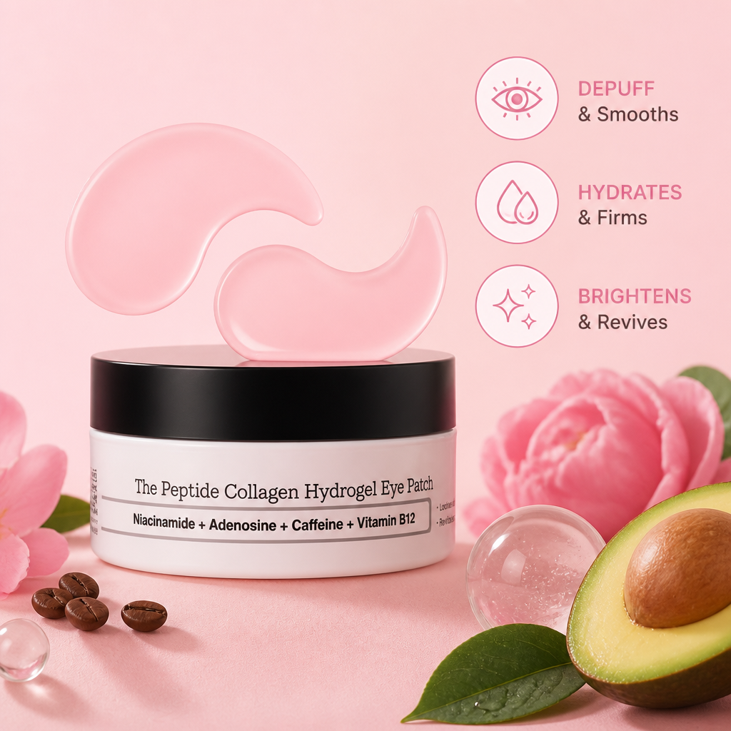 LumiAura™ Peptide Eye Patches — Instantly Lift, Brighten, and Recharge Tired Eyes