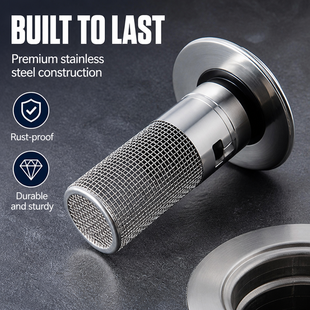 DrainGuard™ — Keep Your Drains Clear and Your Valuables Safe Without a Second Thought