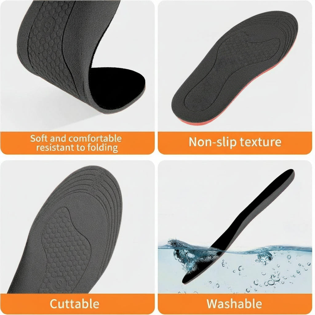 USB Powered Heated Insoles for Footwear, 8W 5V 2A, Customizable EVA