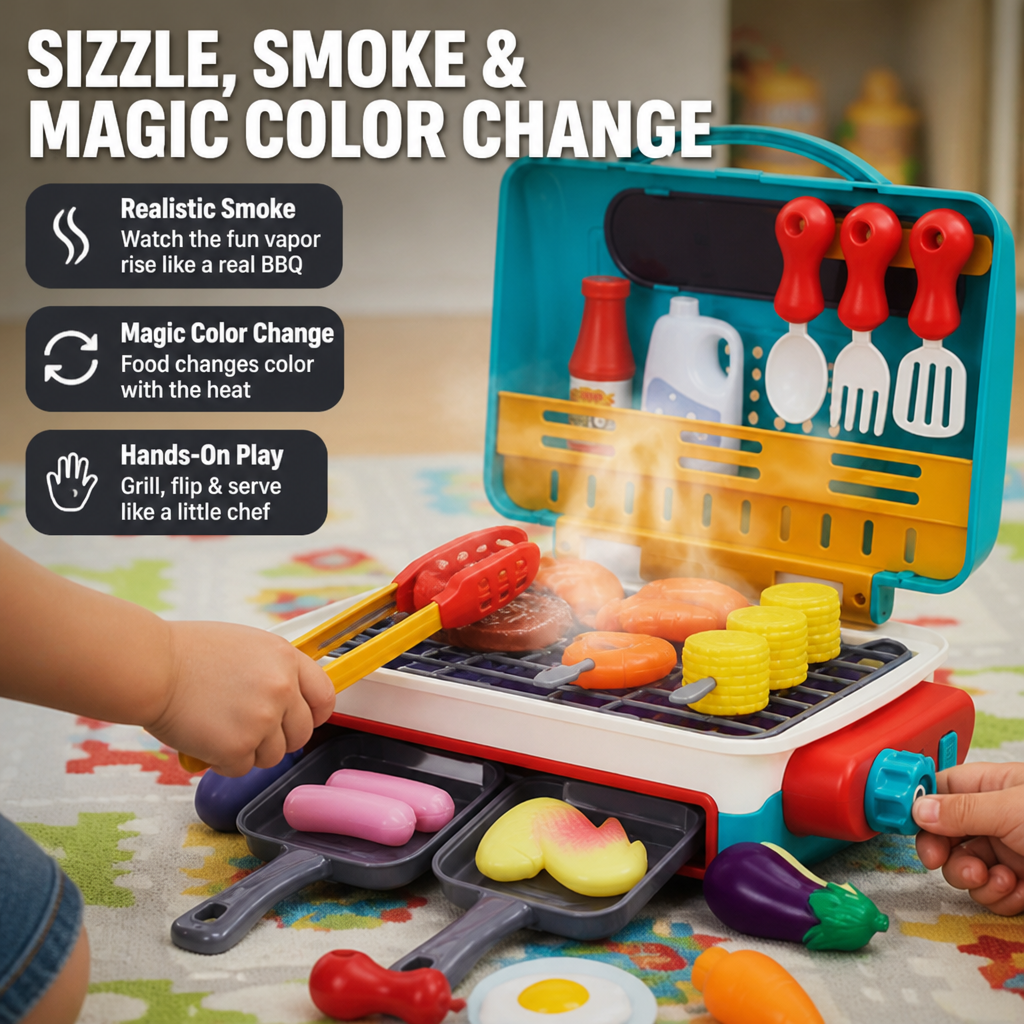 SizzlePlay™ — Ignite Your Child’s Imagination with Magical Smoke and Color-Transforming Fun
