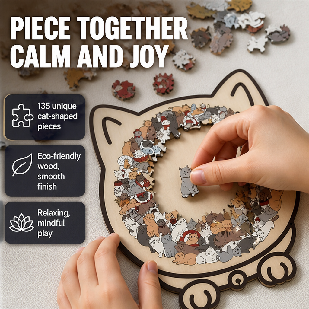 FelineFlow™ — Lose Stress and Unlock Calm with Every Stunning Cat-Shaped Piece