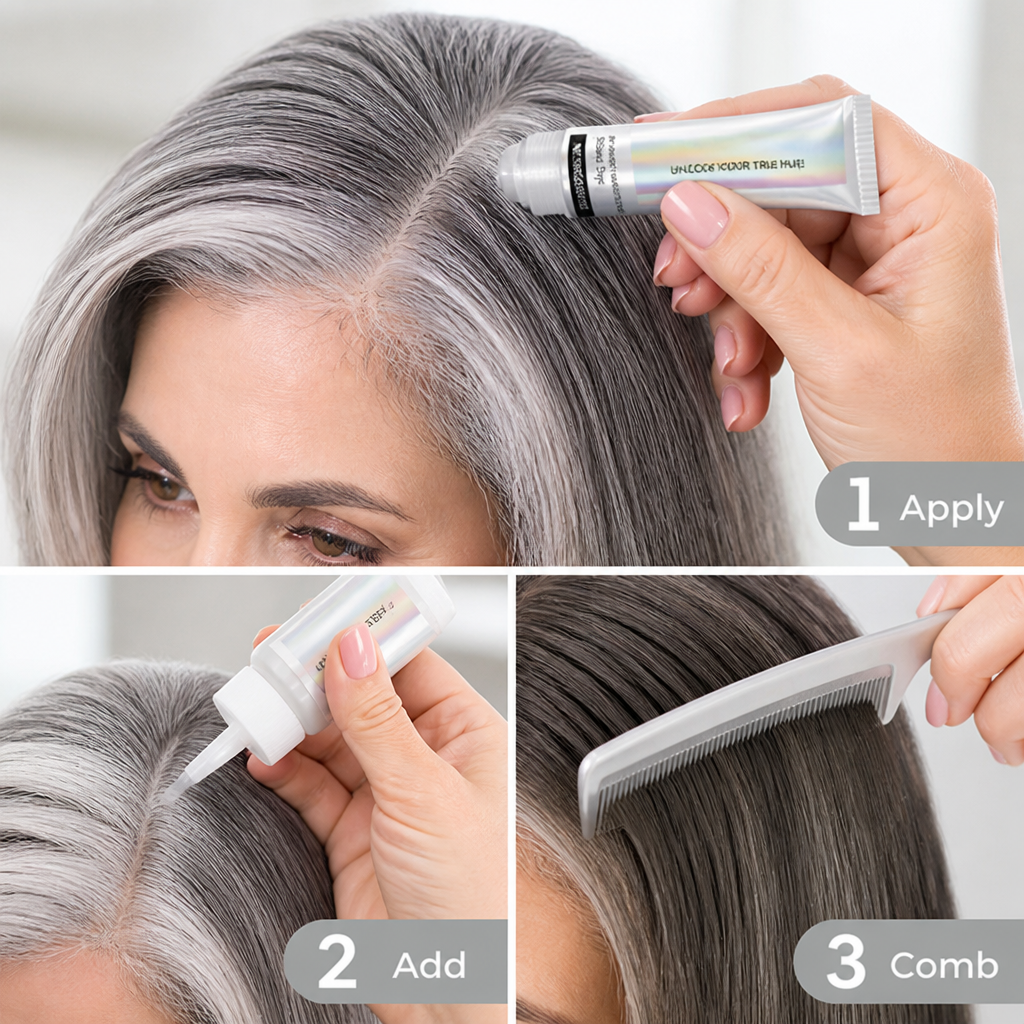 ArgentLuxe™ — Blend Your Greys Into Bright, Even Silver That Builds With Every Use