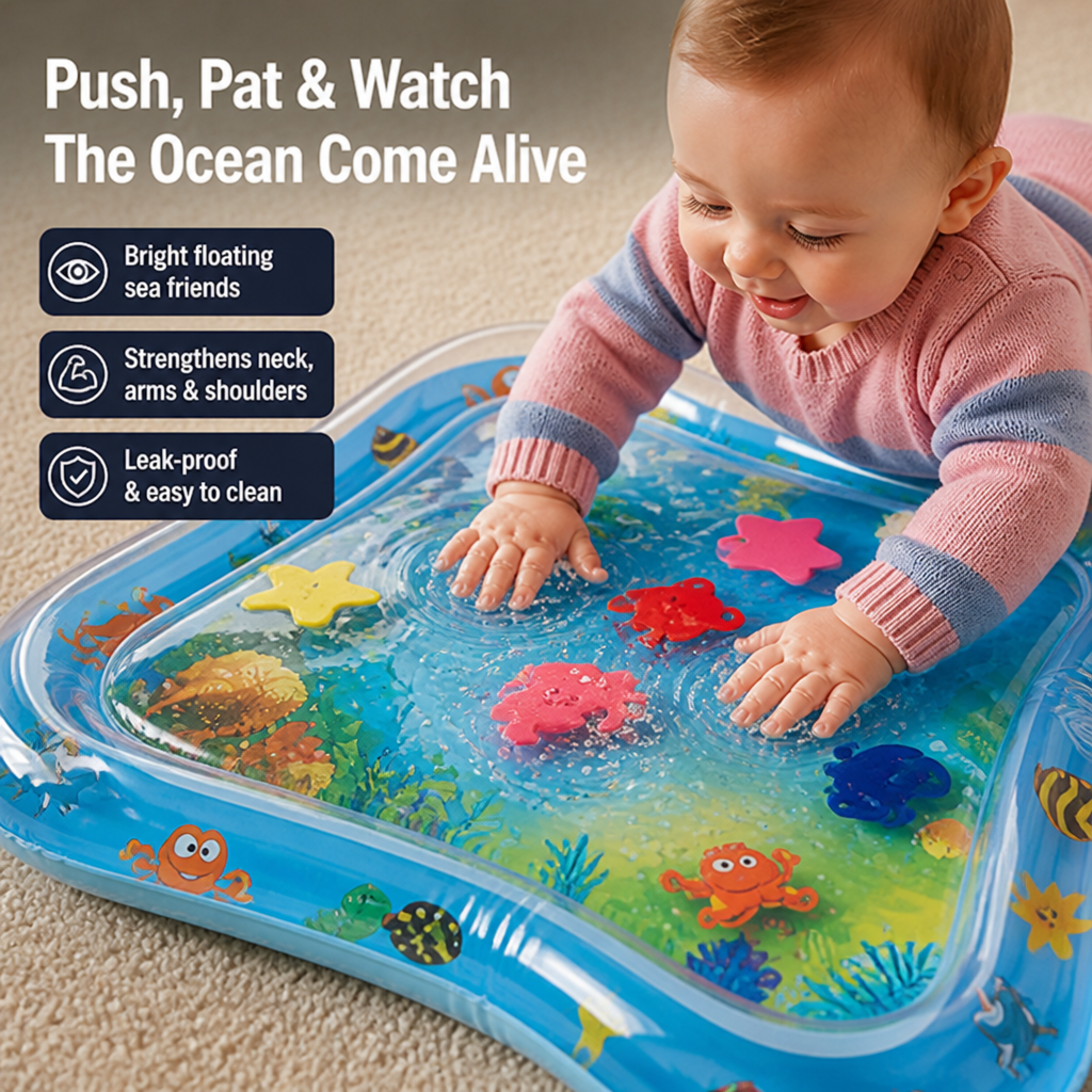 WaveBright™ — Turn Tummy Time Into Your Baby’s Favorite Muscle-Building Adventure