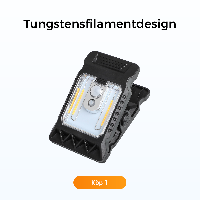 Solar Clip Light – Motion Sensor Light with No Wires or Electricity Costs