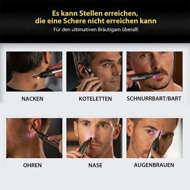 Precision Trimmer with LED Light and Titanium Blades
