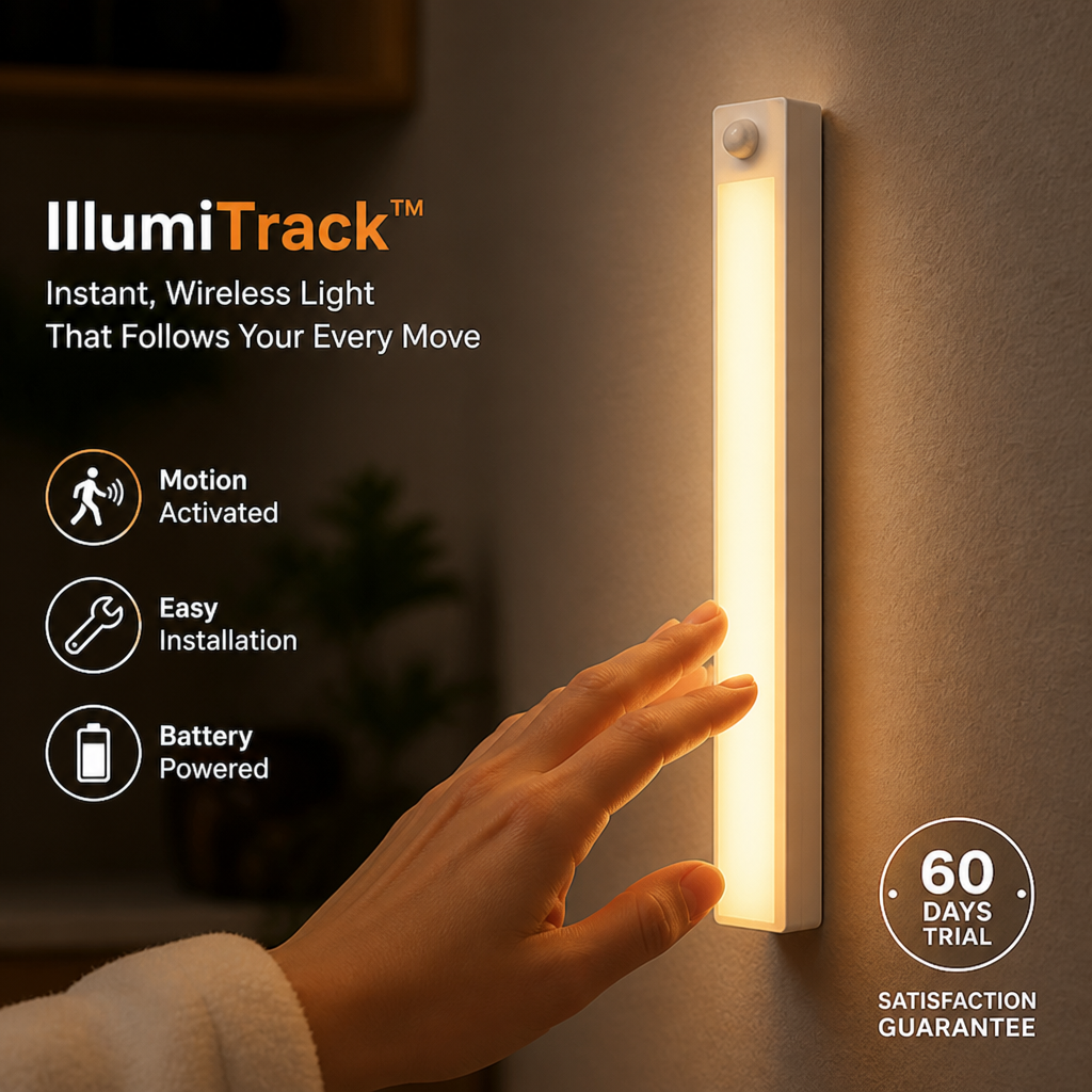 IllumiTrack™ — Instant, Wireless Light That Follows Your Every Move