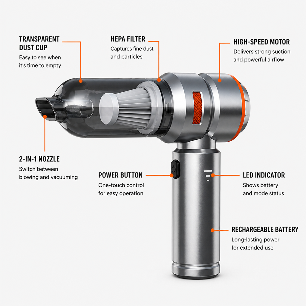 BlazeForce™ Duo Blower & Vacuum — Crush Yard Work Fast Without Breaking a Sweat