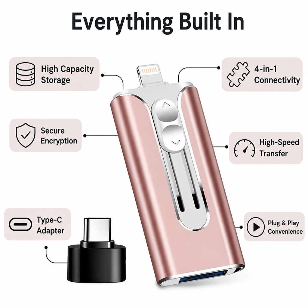 GeniusDrive™ — Instantly Unlock Limitless Storage and Carry Every Memory Everywhere