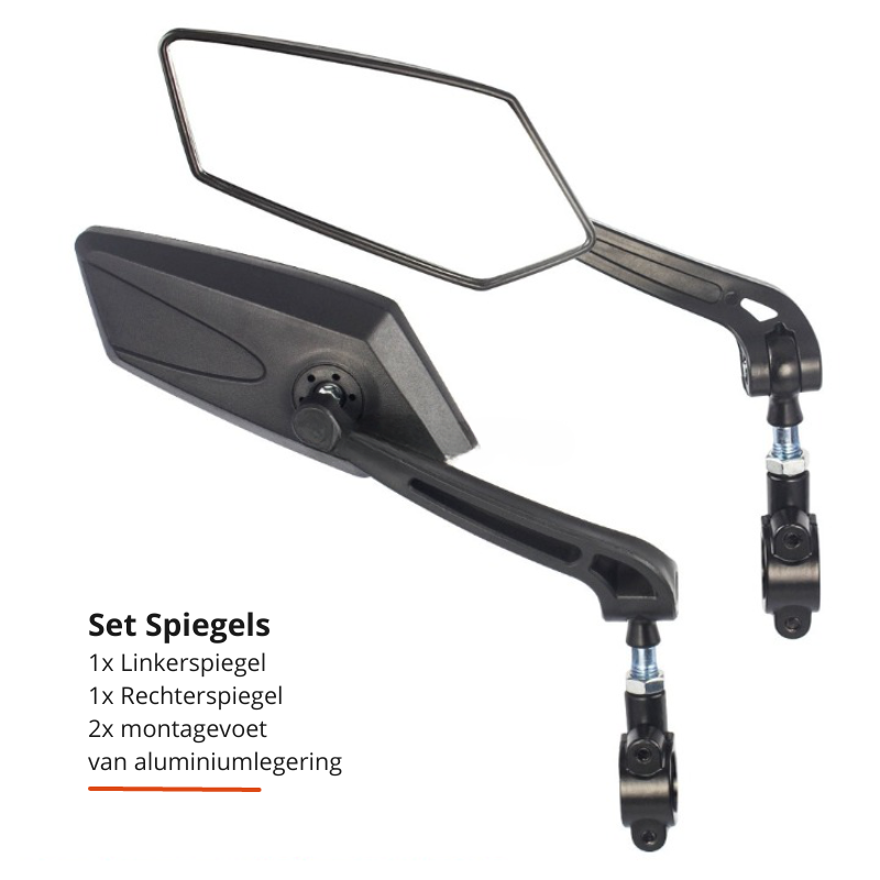360° Bike Mirror with Handlebar Mount