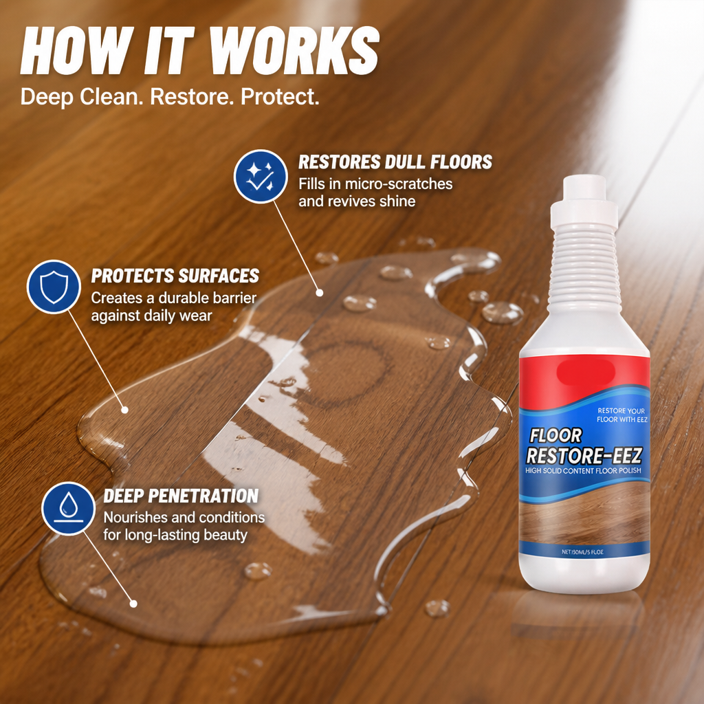 LustraVive™ — Restore Dull Floors to Stunning, Scratch-Free Radiance Instantly