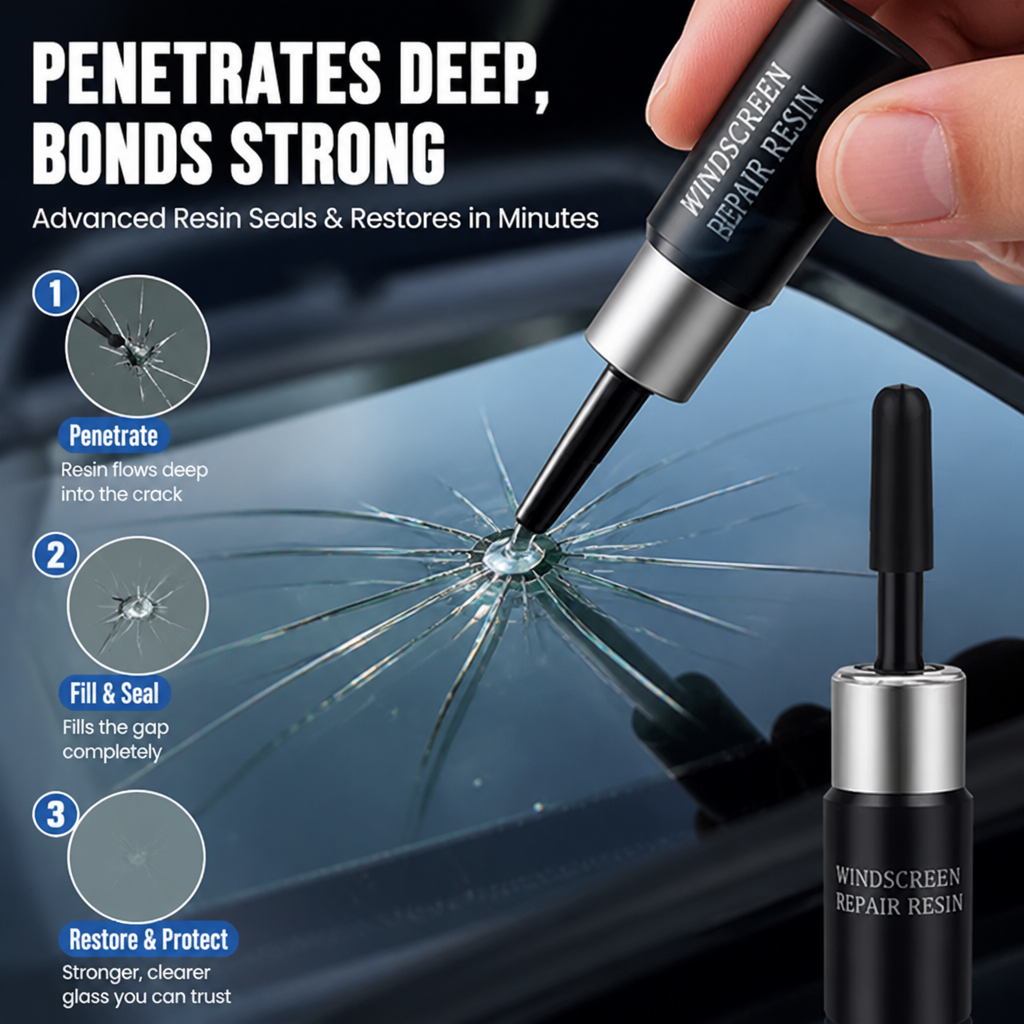 MiracleSeal™ — Lock Cracks Down Fast for a Clear, Worry-Free Drive