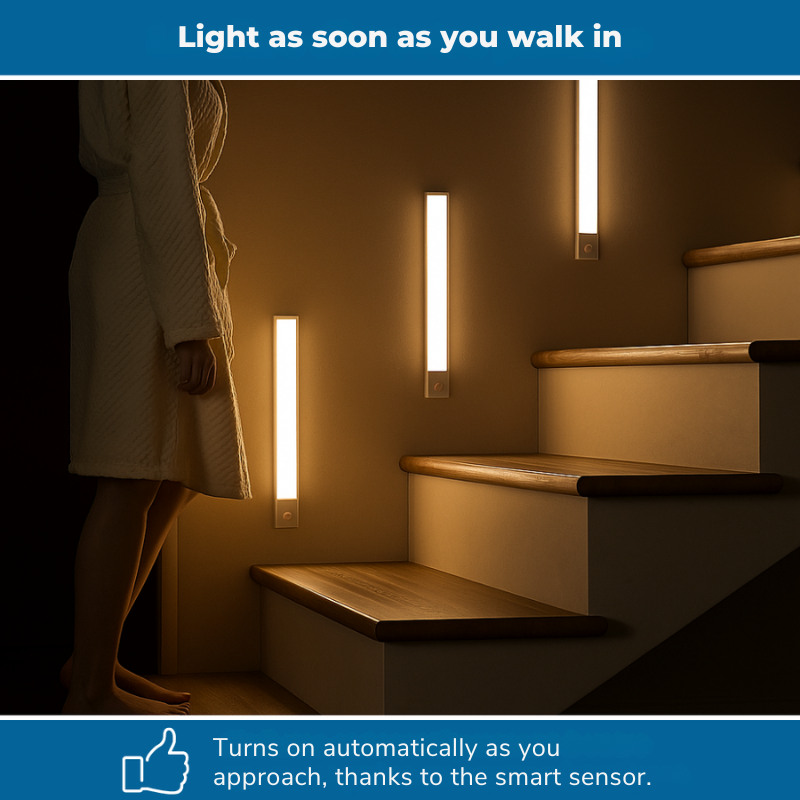 GlowPulse™ — Effortless Motion-Activated Light That Transforms Dark Spaces Into Safe, Cozy Havens