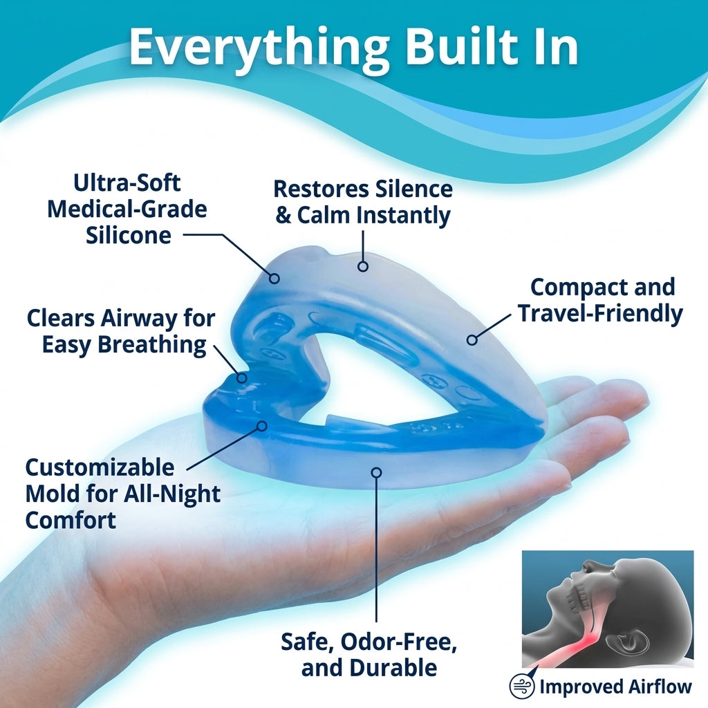 SomniCalm™ — Open Your Airway, Silence the Snore, Sleep Through the Night