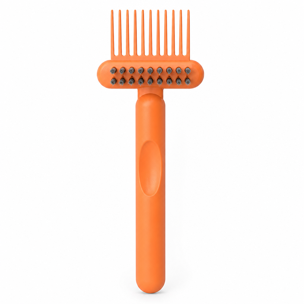 SwiftSheen™ 2-in-1 Hairbrush Cleaner — Effortless Brilliance for Pristine, Healthy Brushes Every Time