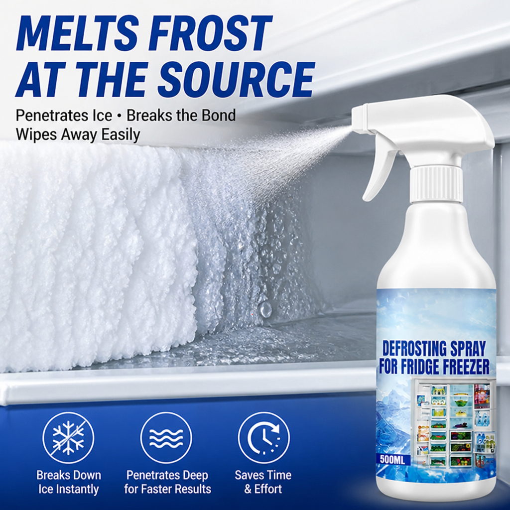 GlaciaMist™ — Melt Frost Instantly and Reclaim Your Freezer’s Power Without the Hassle