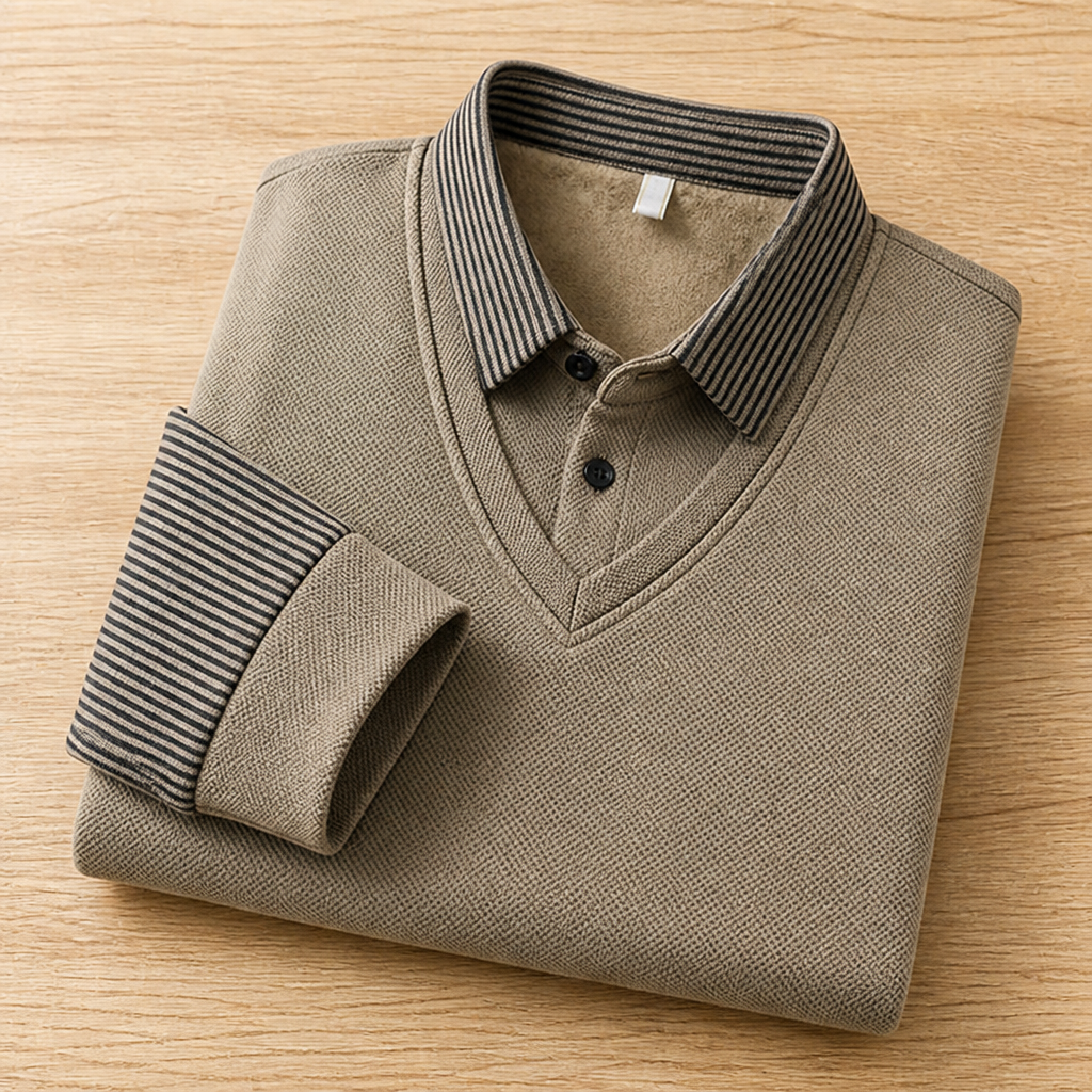 Striped Collar 2-Piece Set™ — Wrap Yourself in Cozy Confidence and Instant Style