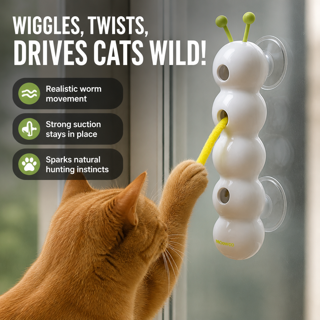 WhiskerTwist™ — Ignite Your Cat’s Wild Instincts for Endless Indoor Adventure