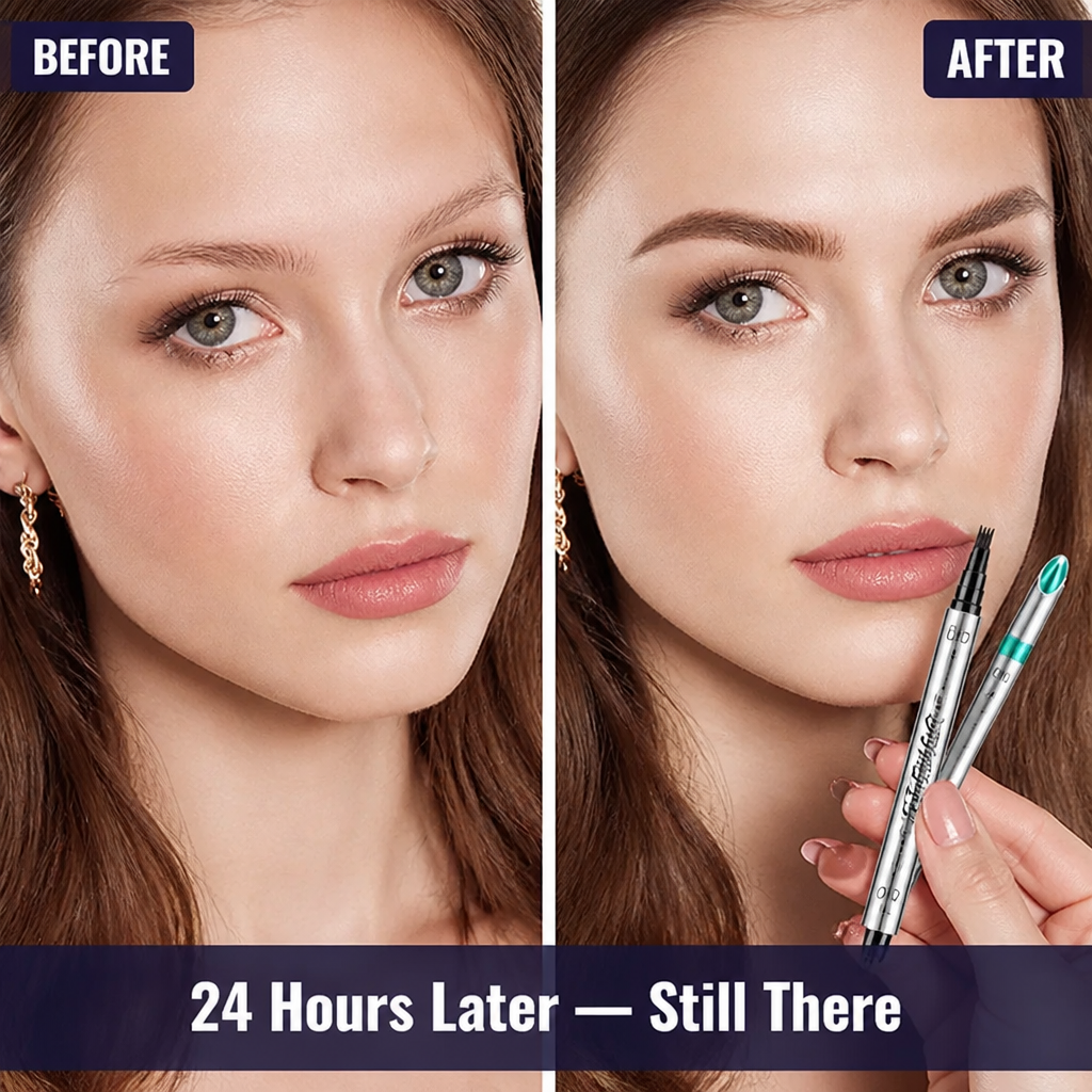VeraBloom™ 3D Brow Pencil — Unstoppable Waterproof Brows That Command Attention All Day