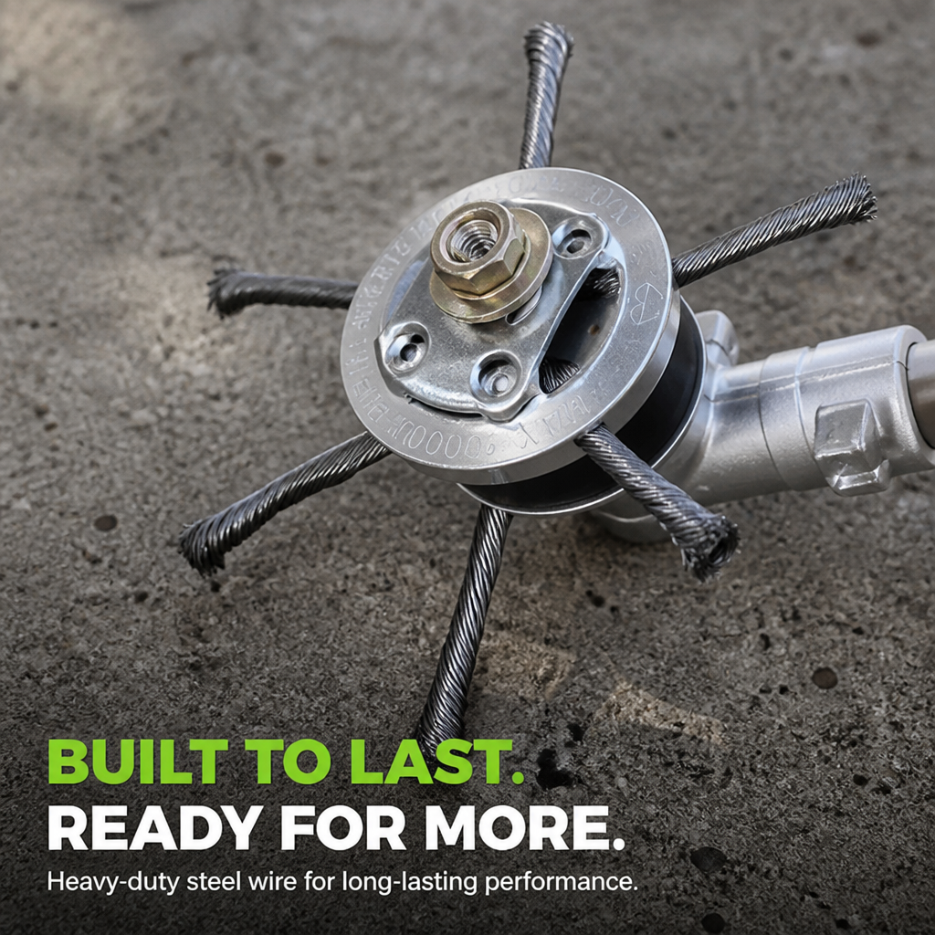 BladeEdge™ Wire Trimmer Head — Dominate Tough Weeds and Reclaim Your Yard in Minutes