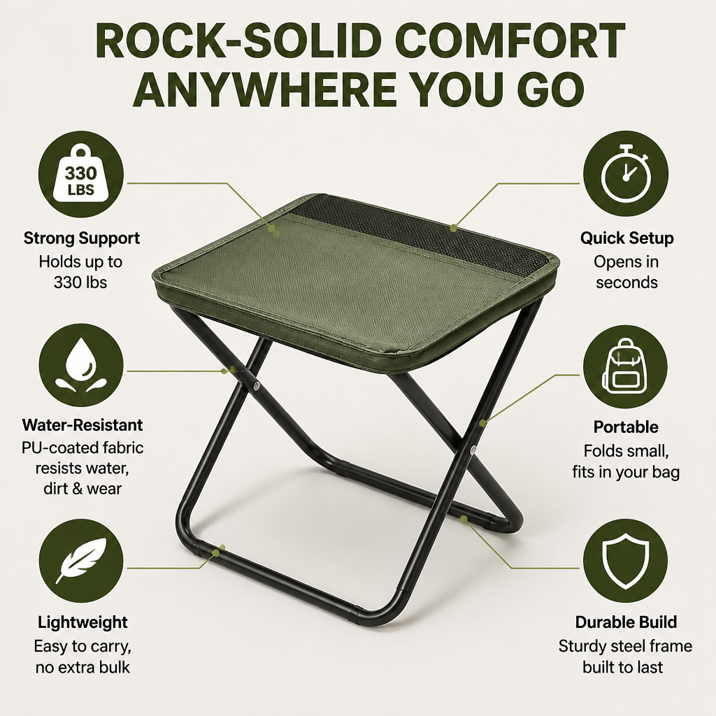 VeroRest™ — Instant, Rock-Solid Comfort Wherever Your Adventures Take You