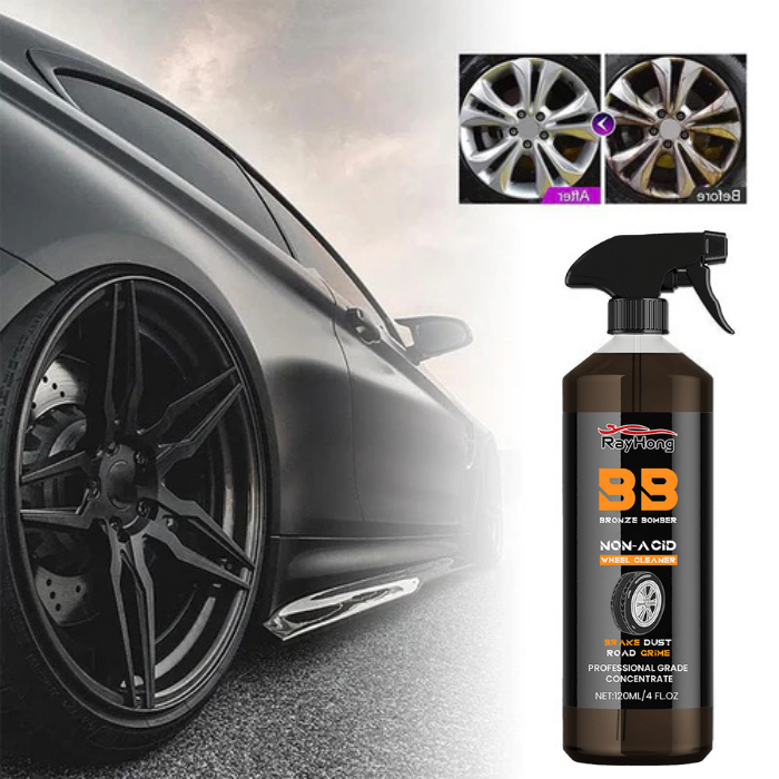 Wheel Cleaner for Brilliant Shine in Minutes Without Scrubbing