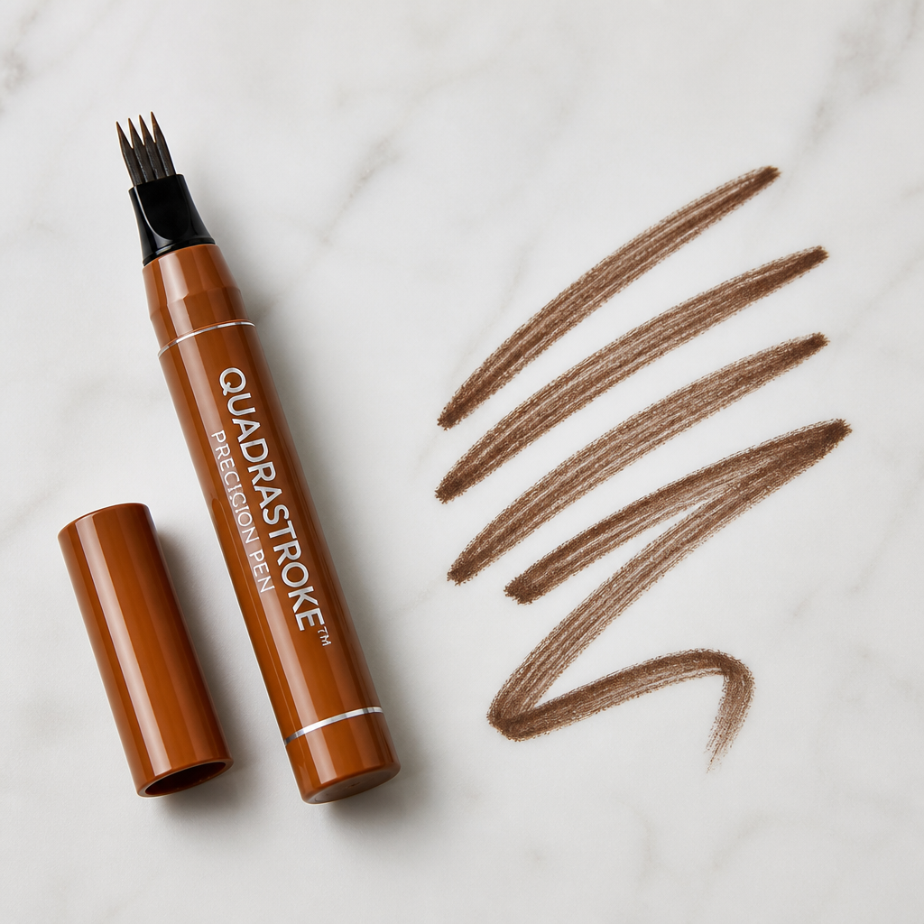 QuadraStroke™ Precision Pen — Sculpt Lush, Head-Turning Brows That Boost Your Confidence Instantly