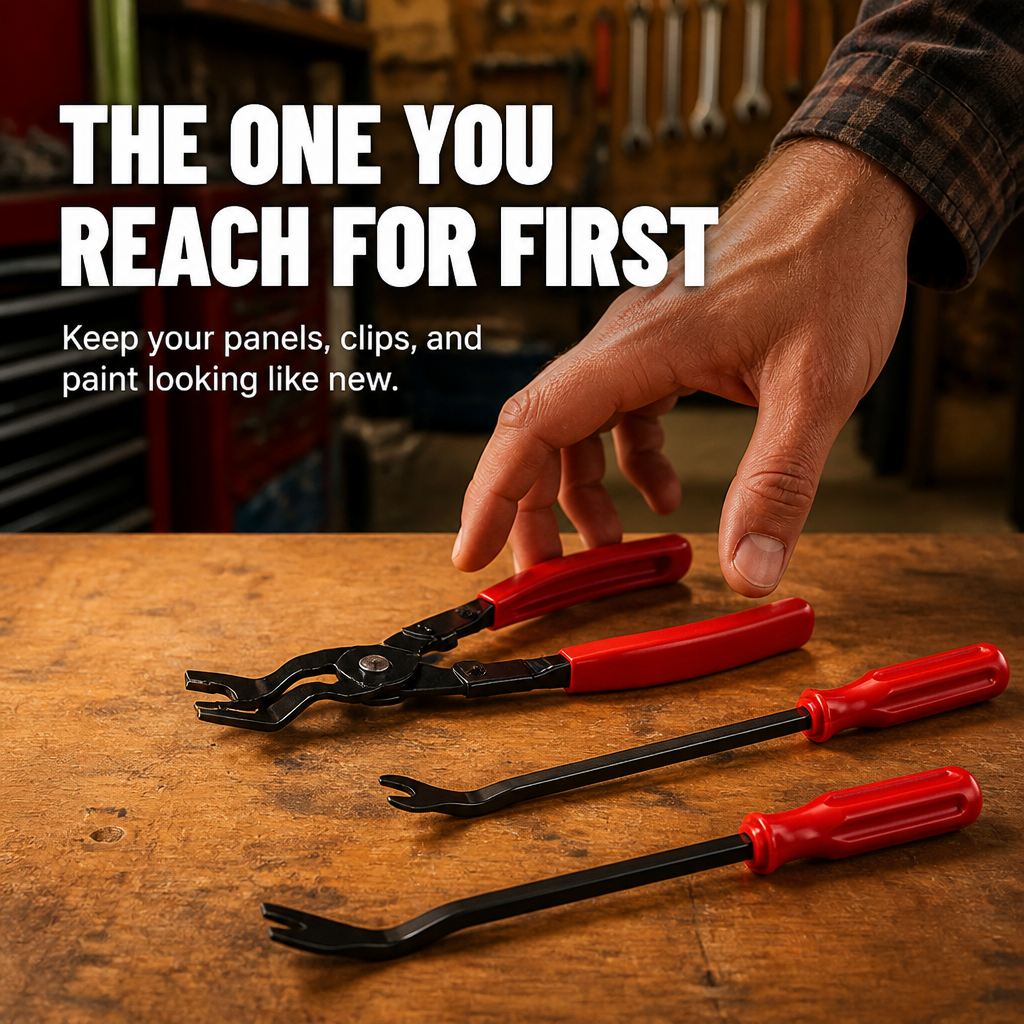 VantaGrip™ Panel Clip Removal Set — Remove Clips Cleanly Without Pain or Damage Every Time