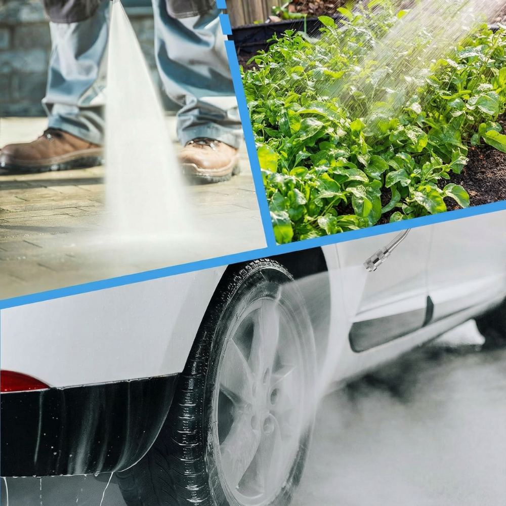 High-Pressure Water Gun 2-in-1 – Effortless Cleaning for a Shine