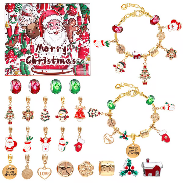 TwinkleTale™ Holiday Charm Bracelets — Capture the Magic of Christmas with Every Sparkling Surprise