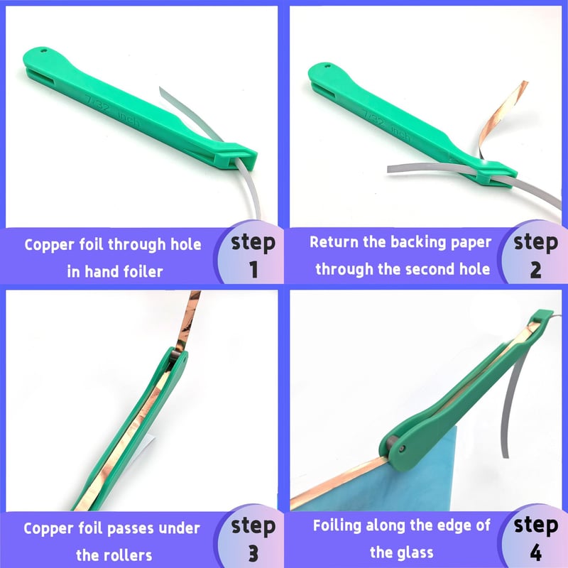 FoilEase™ — Craft Stunning Glass Art with Comfort and Precision Every Time