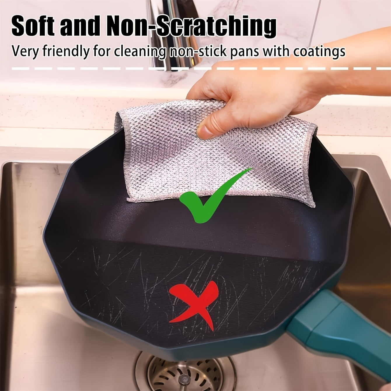 Reusable Cleaning Wipes Set of 50