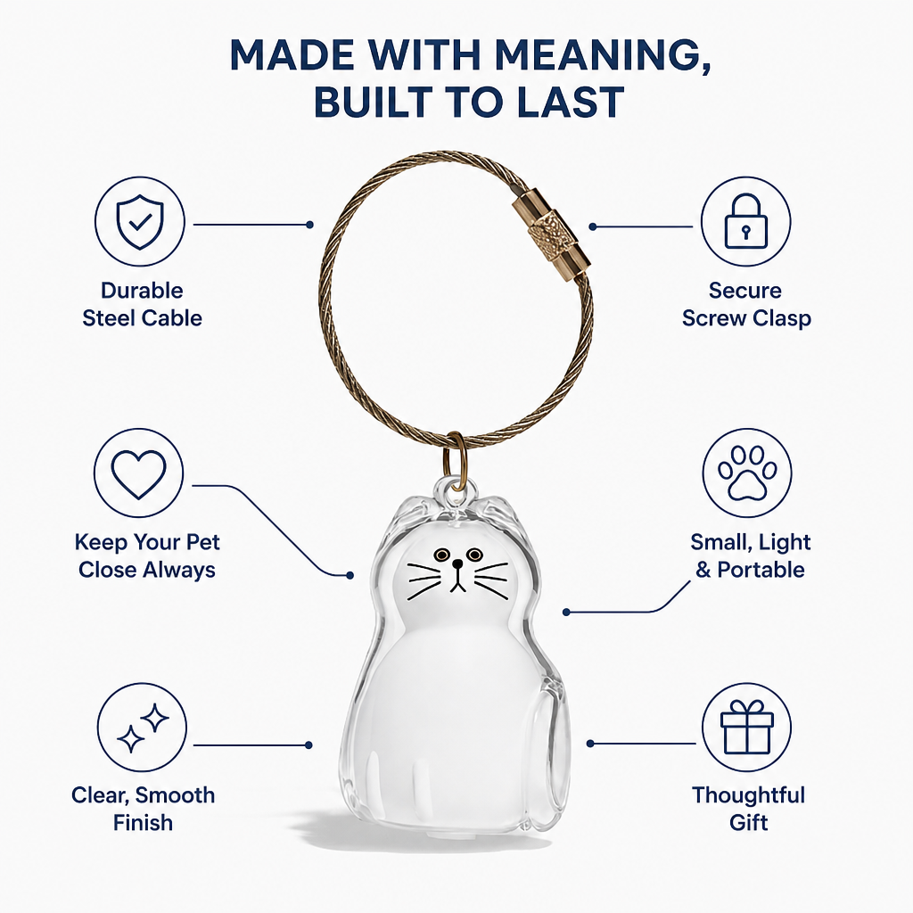 LumaPaw™ Memory Charm — Carry Your Pet’s Love Close to Your Heart Every Day