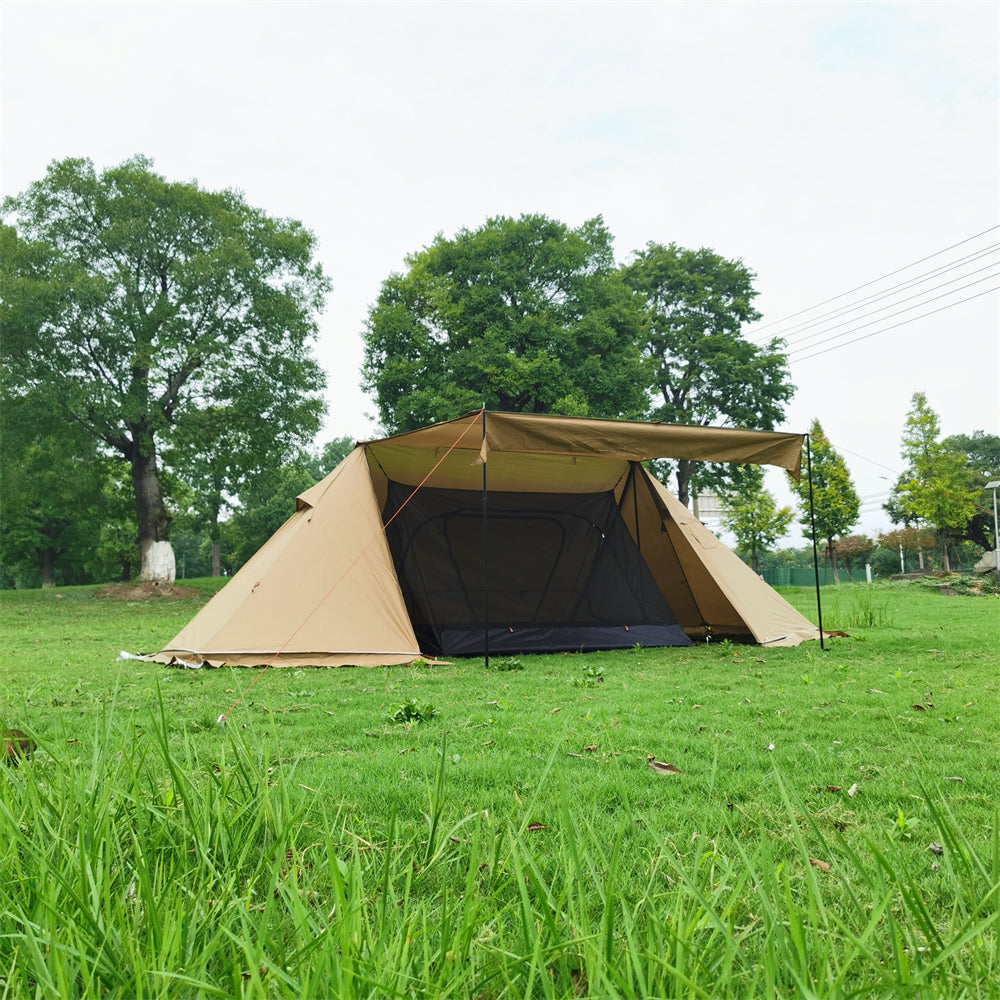 Windproof Tent for Camping and Outdoor Use with Stove Jack – 4 Seasons