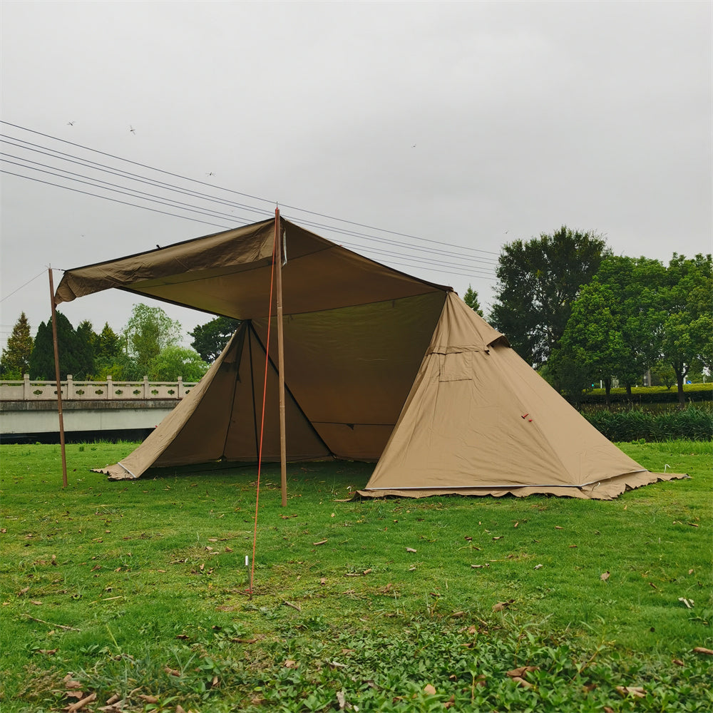 Windproof Tent for Camping and Outdoor Use with Stove Jack – 4 Seasons