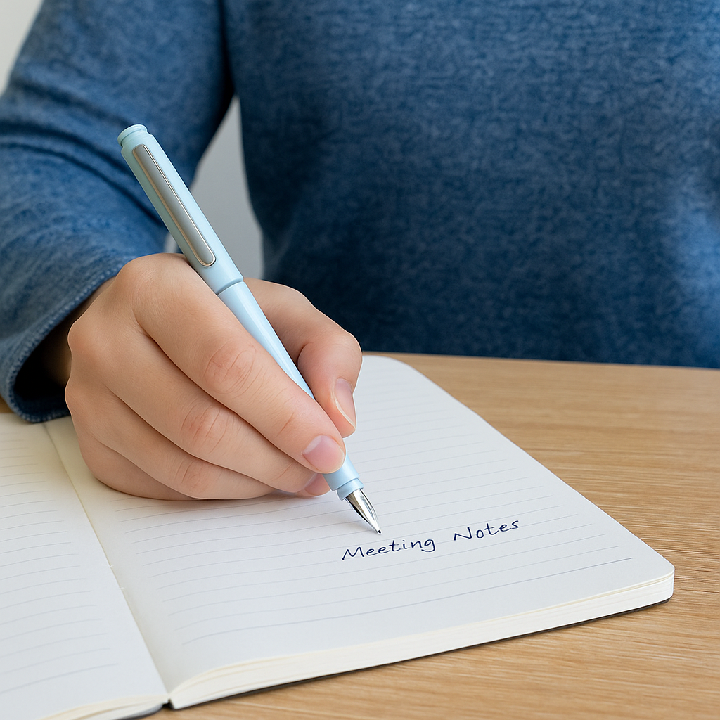 Retractable Ballpoint Pen | Seamless Ink Flow | InkFlow