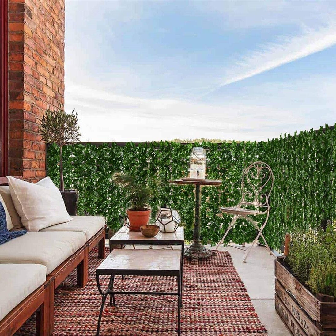 Artificial Leaf Privacy Fence | Weatherproof and UV Resistant | Customizable | LeafShield